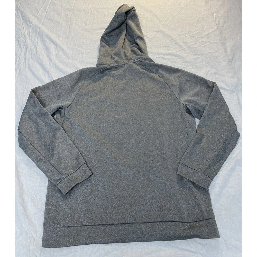 Nike Therma Fit Hoodie Mens Large Gray Pullover Swoosh‎ Sweatshirt